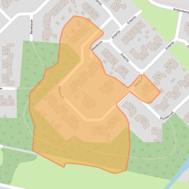 Kaart van postcodegebied 8131GM.