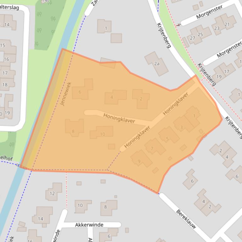 Kaart van postcodegebied 8131GS.