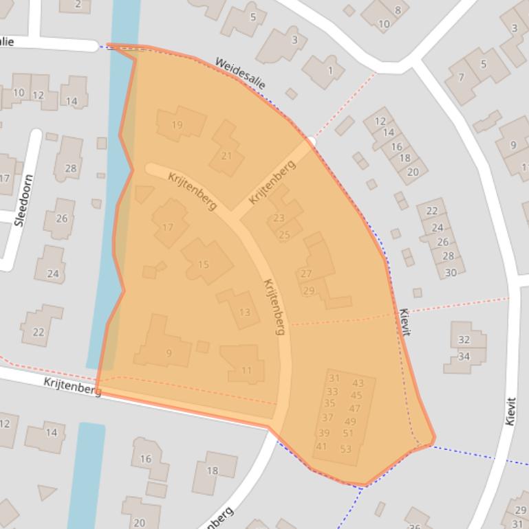 Kaart van postcodegebied 8131HA.