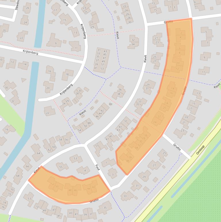 Kaart van postcodegebied 8131HJ.