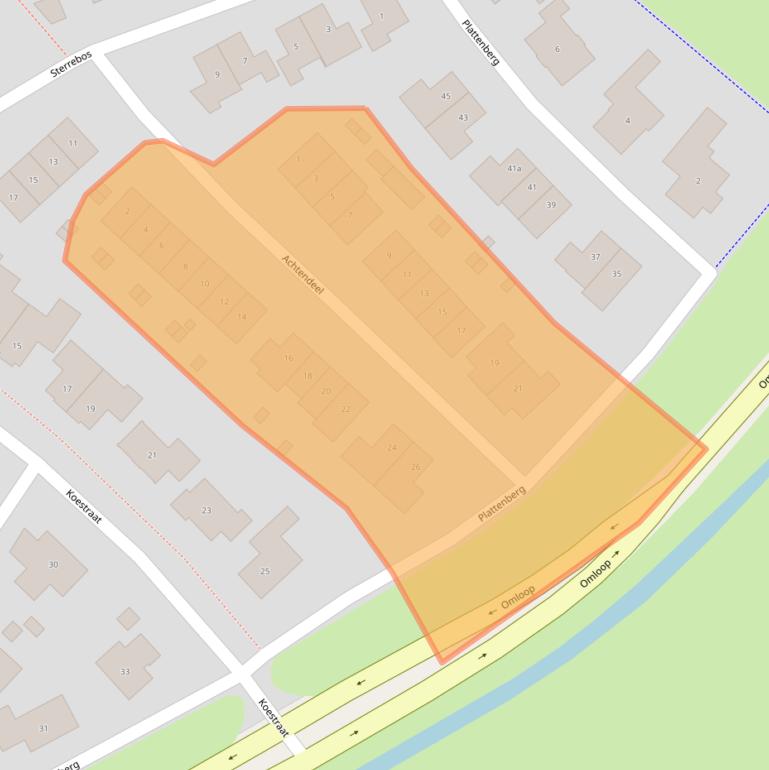 Kaart van postcodegebied 8131NN.