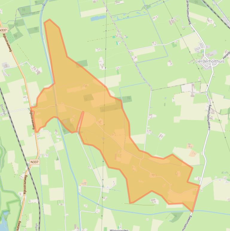 Kaart van postcodegebied 8131PK.