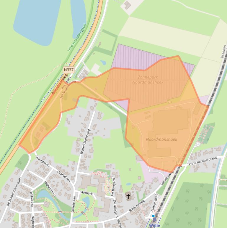 Kaart van postcodegebied 8131PM.