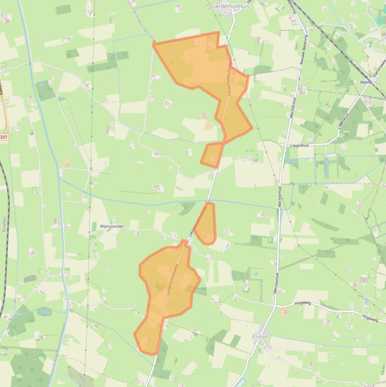 Kaart van postcodegebied 8131PW.