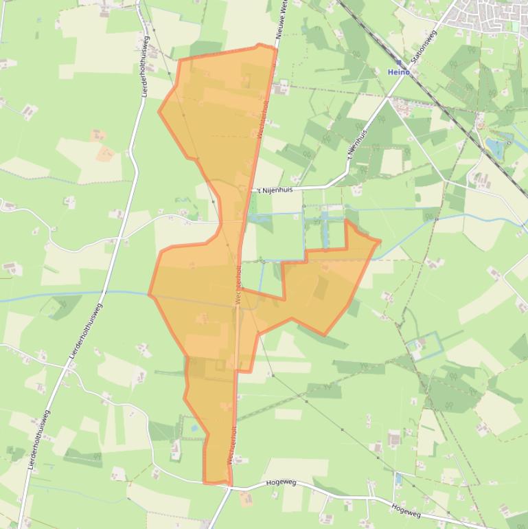 Kaart van postcodegebied 8131RB.