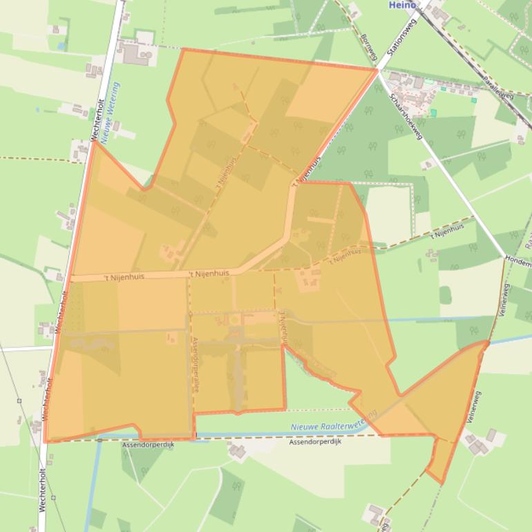 Kaart van postcodegebied 8131RD.