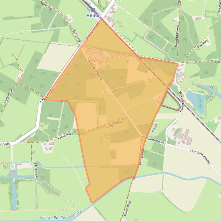 Kaart van postcodegebied 8131RE.