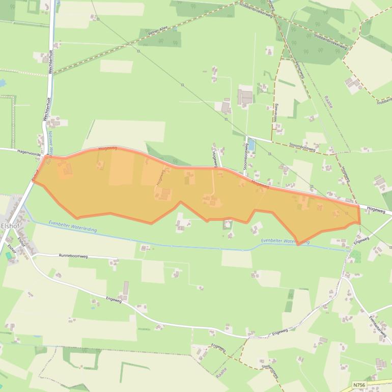 Kaart van postcodegebied 8131RK.
