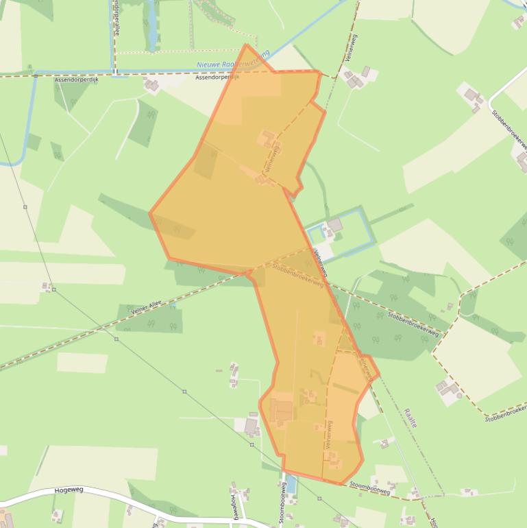 Kaart van postcodegebied 8131RM.