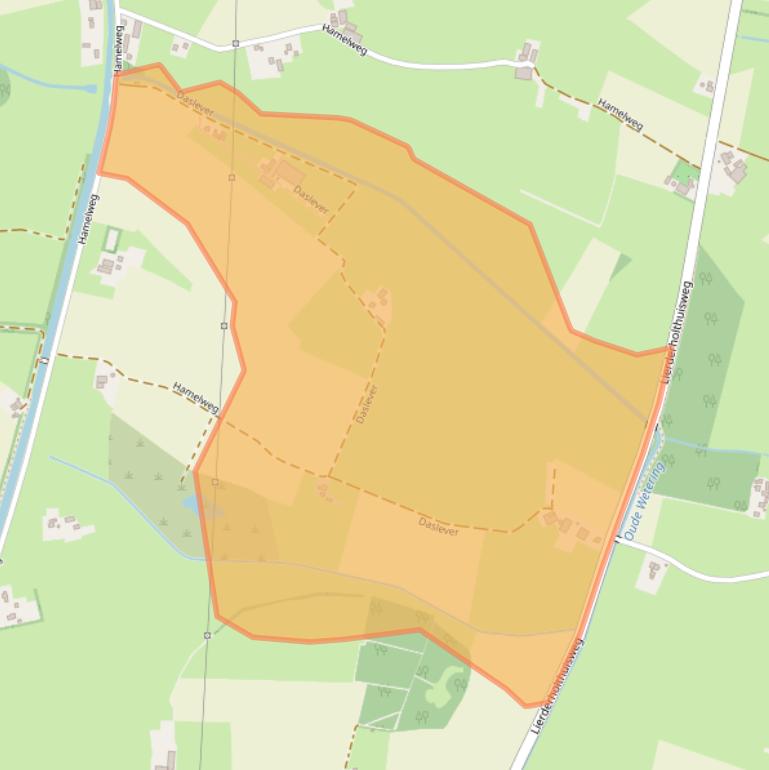 Kaart van postcodegebied 8131RW.