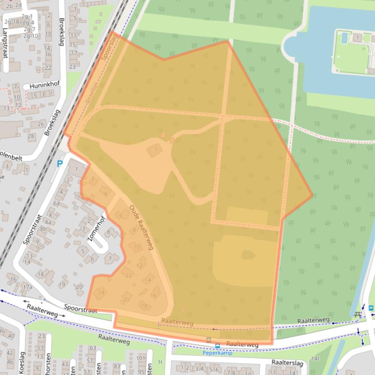 Kaart van postcodegebied 8131SH.