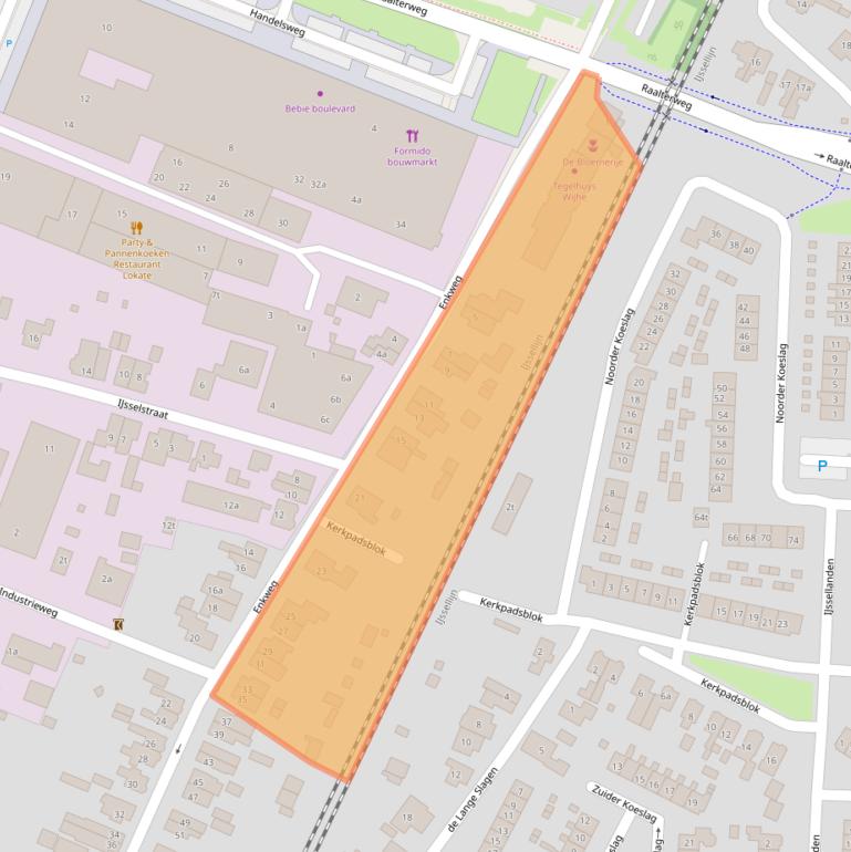 Kaart van postcodegebied 8131VD.