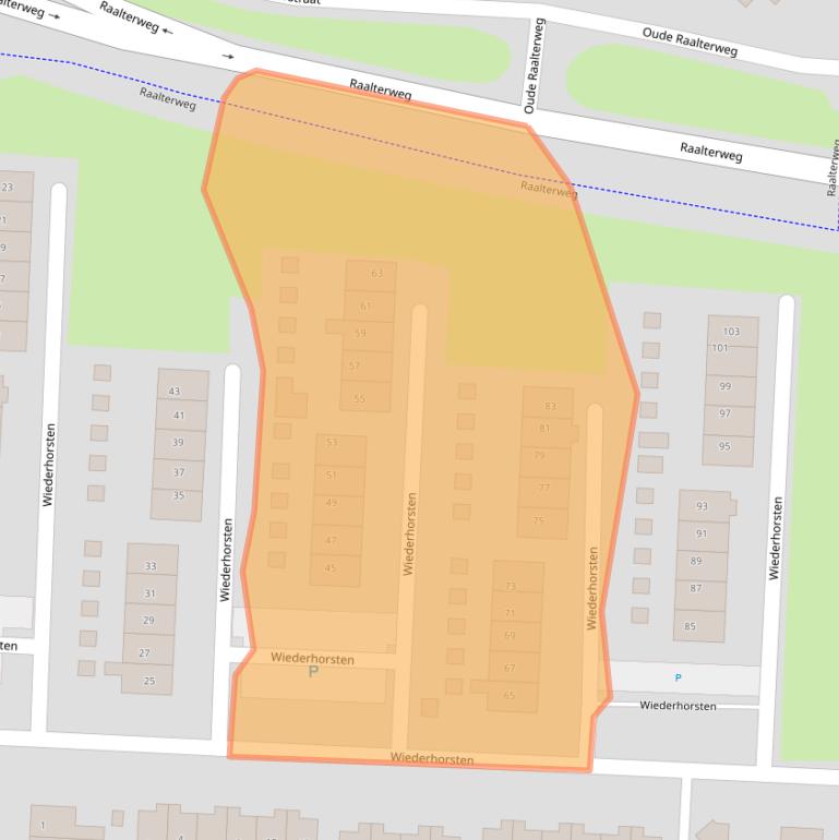 Kaart van postcodegebied 8131VL.