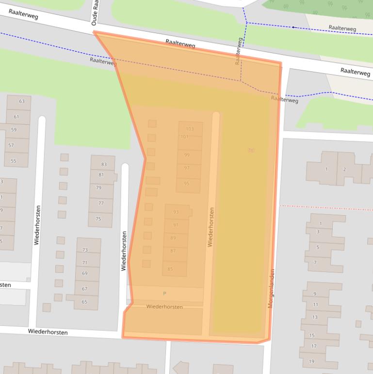 Kaart van postcodegebied 8131VM.