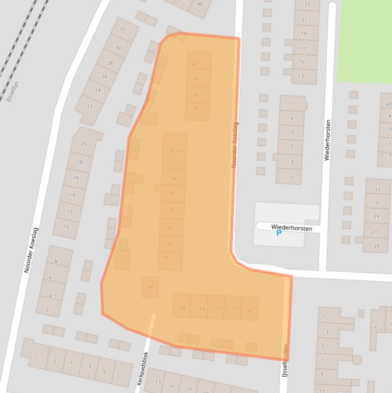 Kaart van postcodegebied 8131VP.