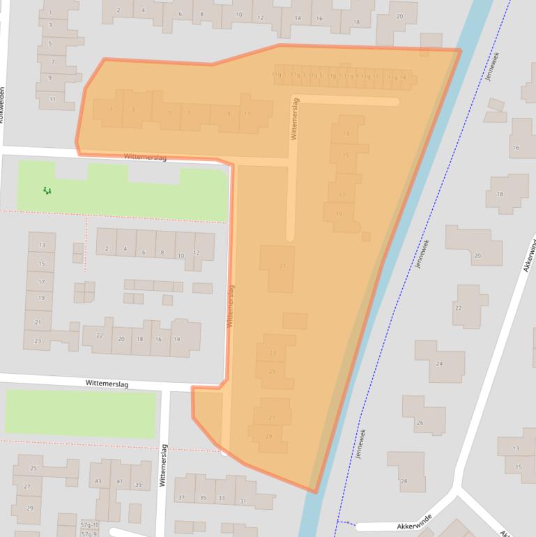 Kaart van postcodegebied 8131WH.