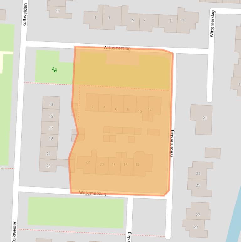 Kaart van postcodegebied 8131WK.