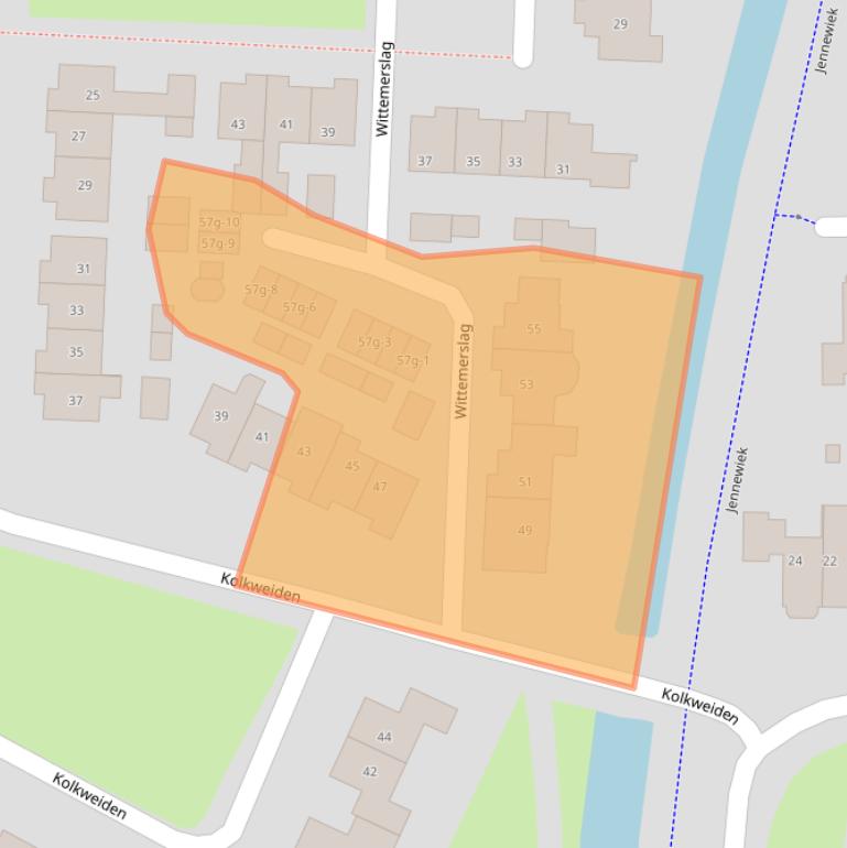 Kaart van postcodegebied 8131WS.