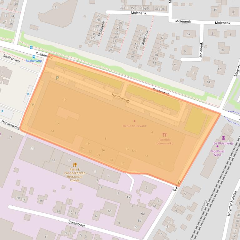 Kaart van postcodegebied 8131XX.