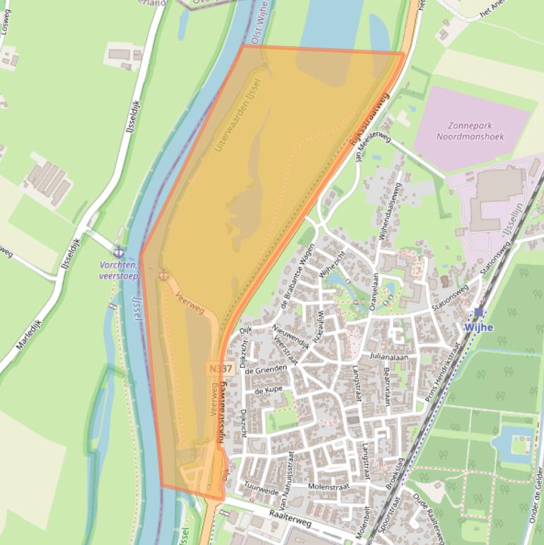 Kaart van postcodegebied 8131ZZ.