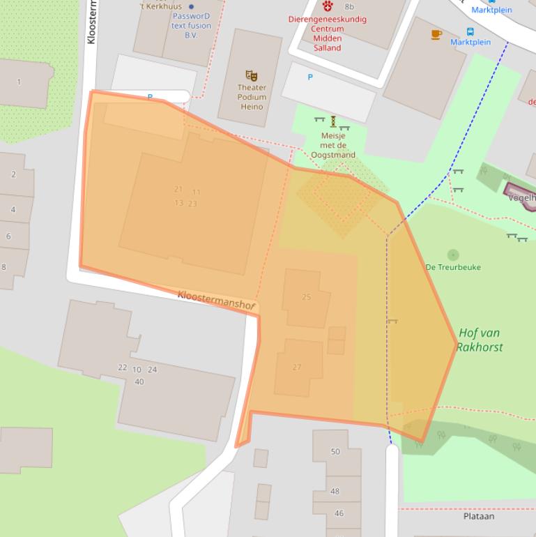 Kaart van postcodegebied 8141AP.
