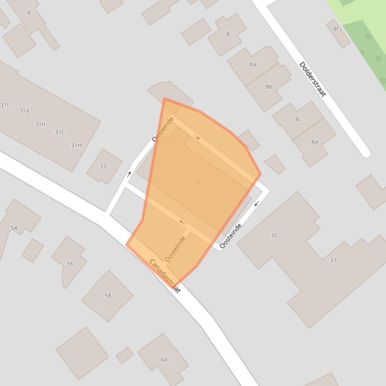 Kaart van postcodegebied 8141AR.