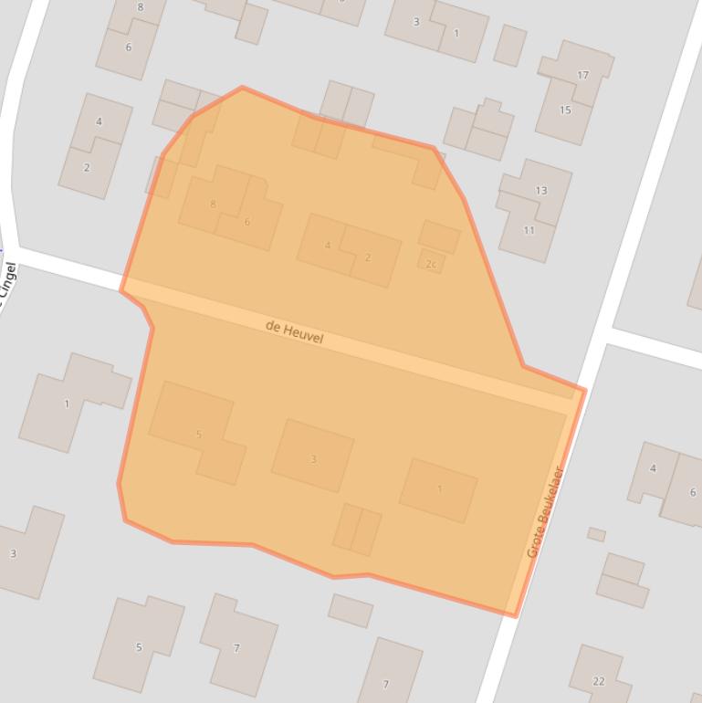 Kaart van postcodegebied 8141CA.