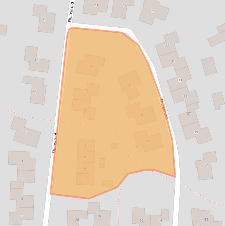 Kaart van postcodegebied 8141DX.