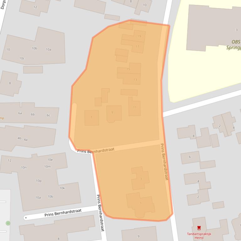 Kaart van postcodegebied 8141EJ.