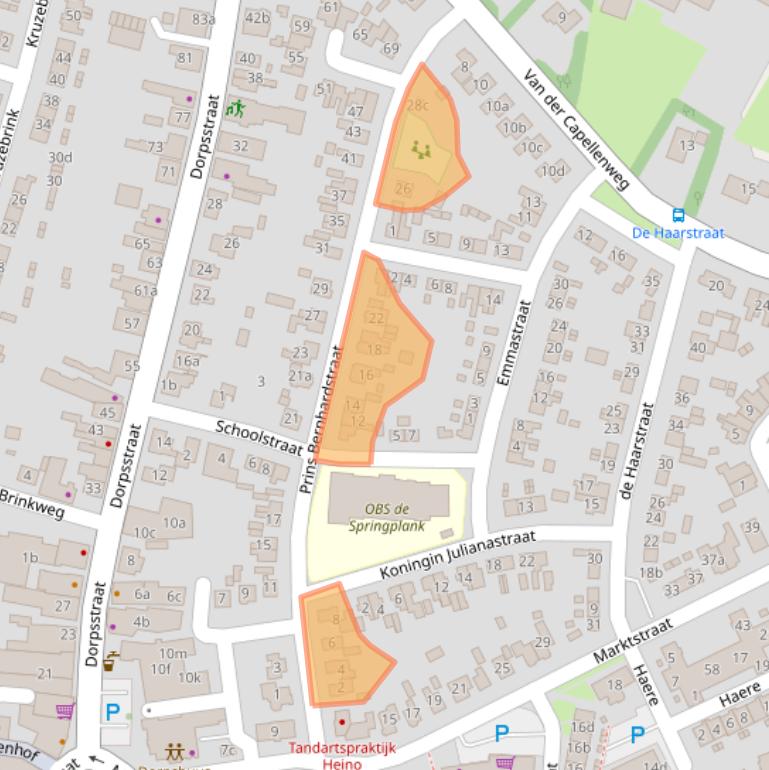 Kaart van postcodegebied 8141EM.