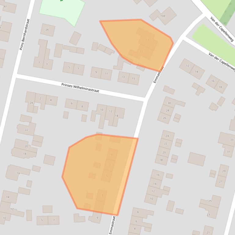 Kaart van postcodegebied 8141EP.