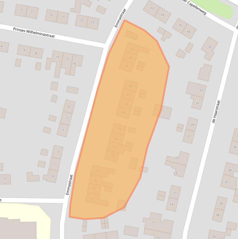 Kaart van postcodegebied 8141ER.