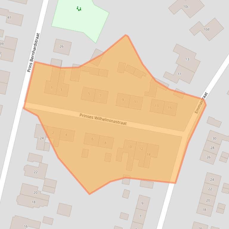 Kaart van postcodegebied 8141ES.