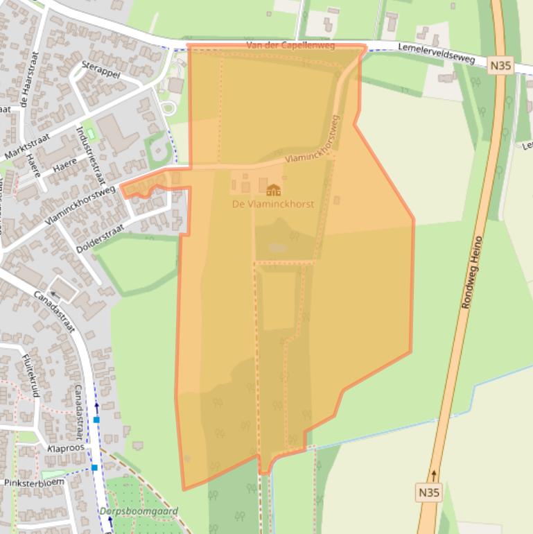 Kaart van postcodegebied 8141GH.