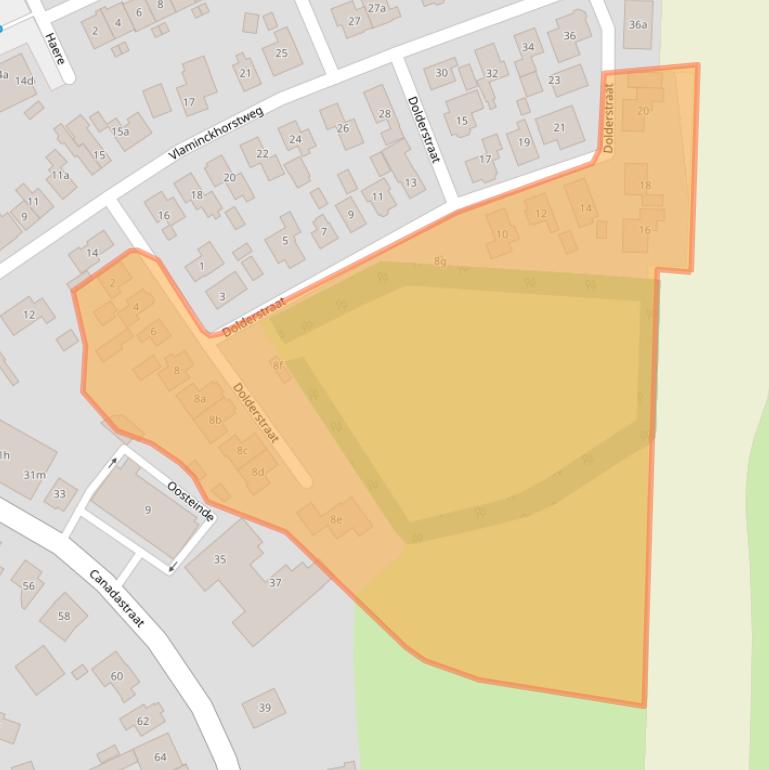 Kaart van postcodegebied 8141GK.