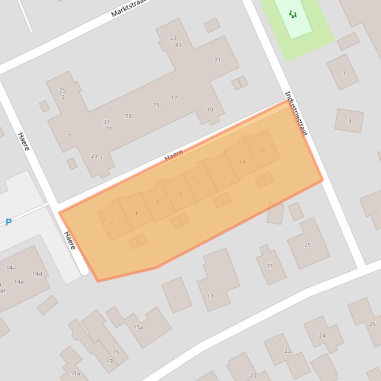 Kaart van postcodegebied 8141GT.