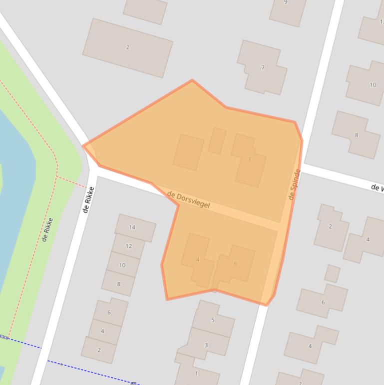 Kaart van postcodegebied 8141HC.