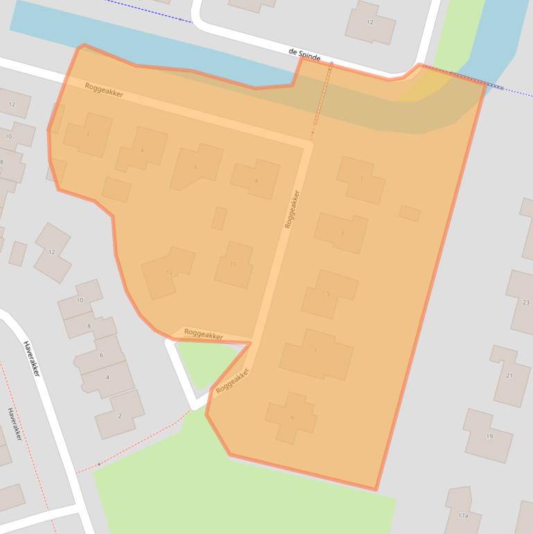 Kaart van postcodegebied 8141HP.