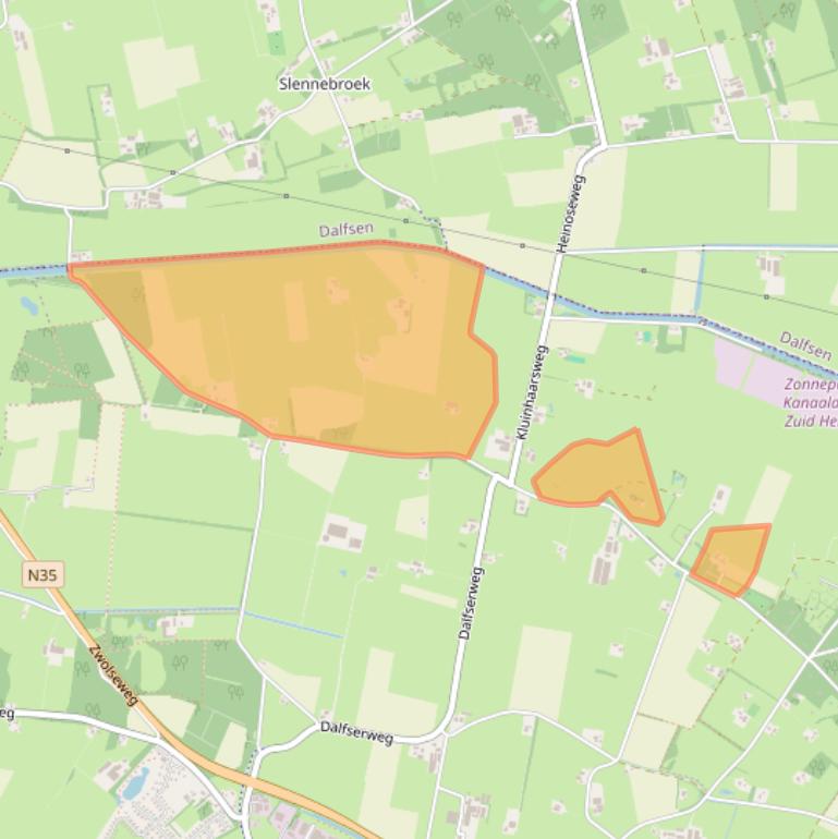 Kaart van postcodegebied 8141MA.