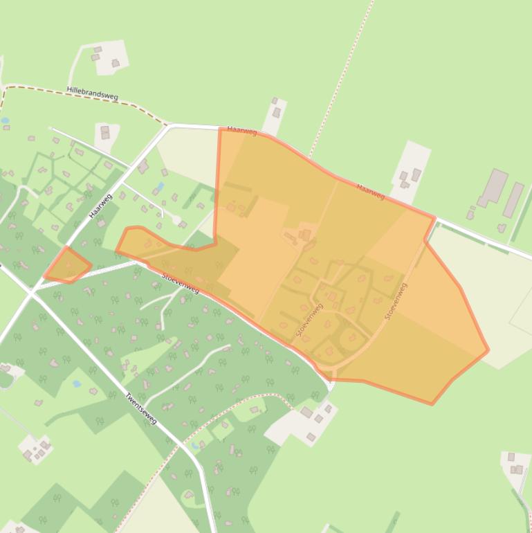 Kaart van postcodegebied 8141MN.