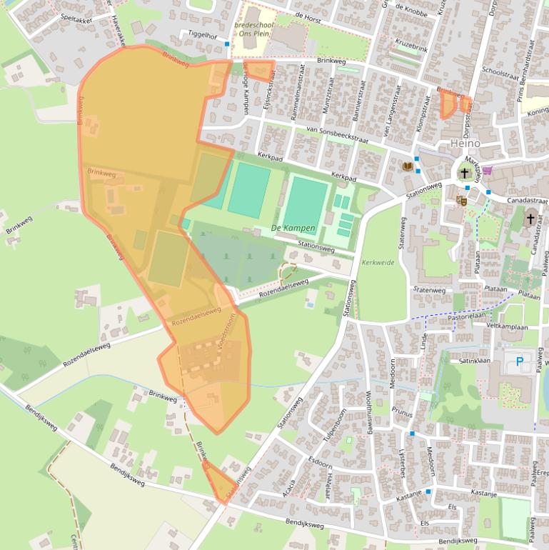 Kaart van postcodegebied 8141NA.
