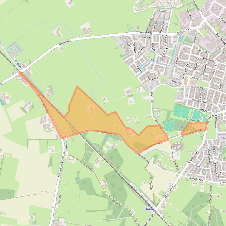 Kaart van postcodegebied 8141ND.