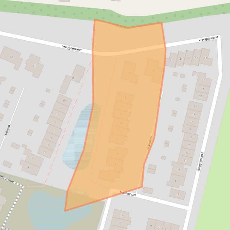 Kaart van postcodegebied 8141NM.