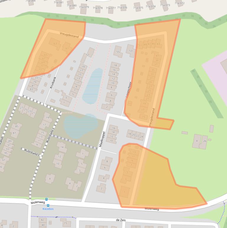 Kaart van postcodegebied 8141NP.