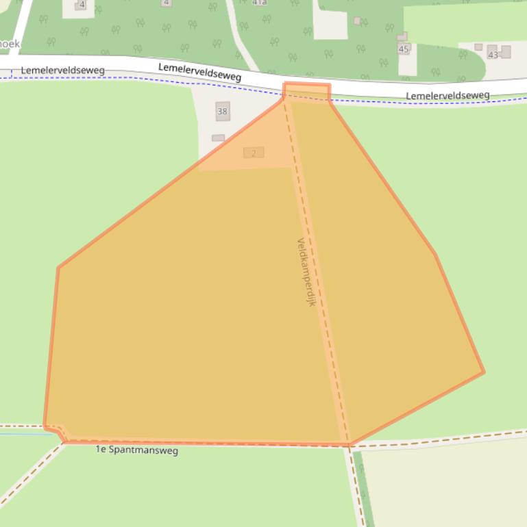 Kaart van postcodegebied 8141PB.