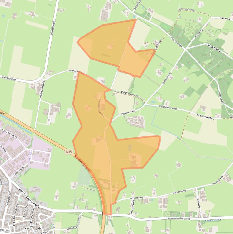 Kaart van postcodegebied 8141PL.