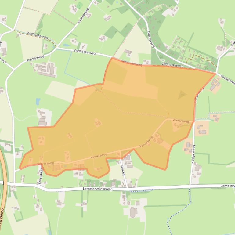 Kaart van postcodegebied 8141PM.