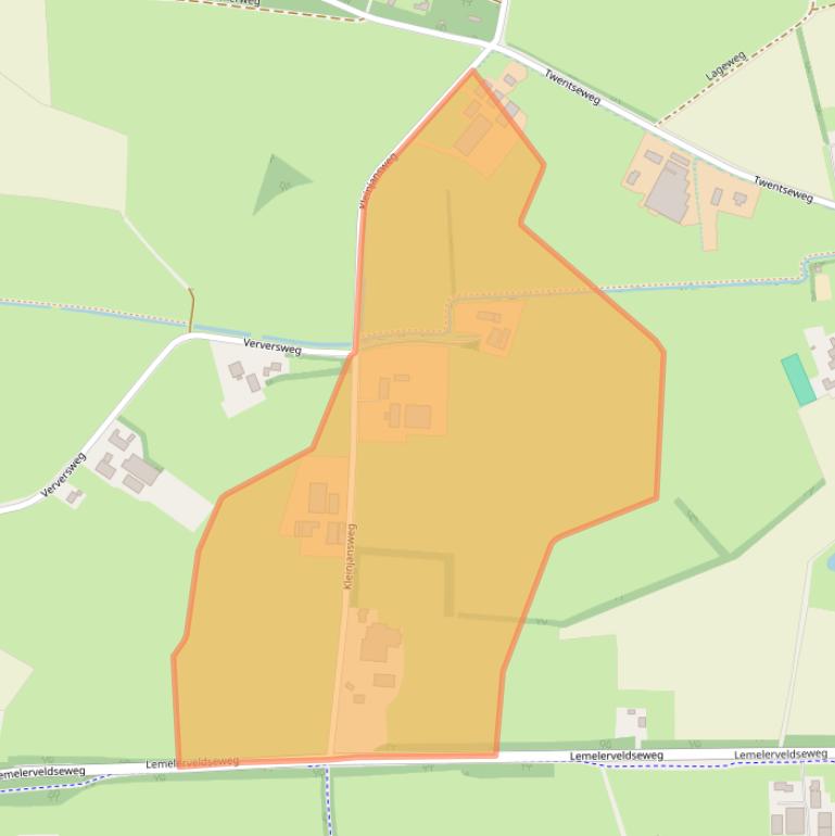 Kaart van postcodegebied 8141PN.
