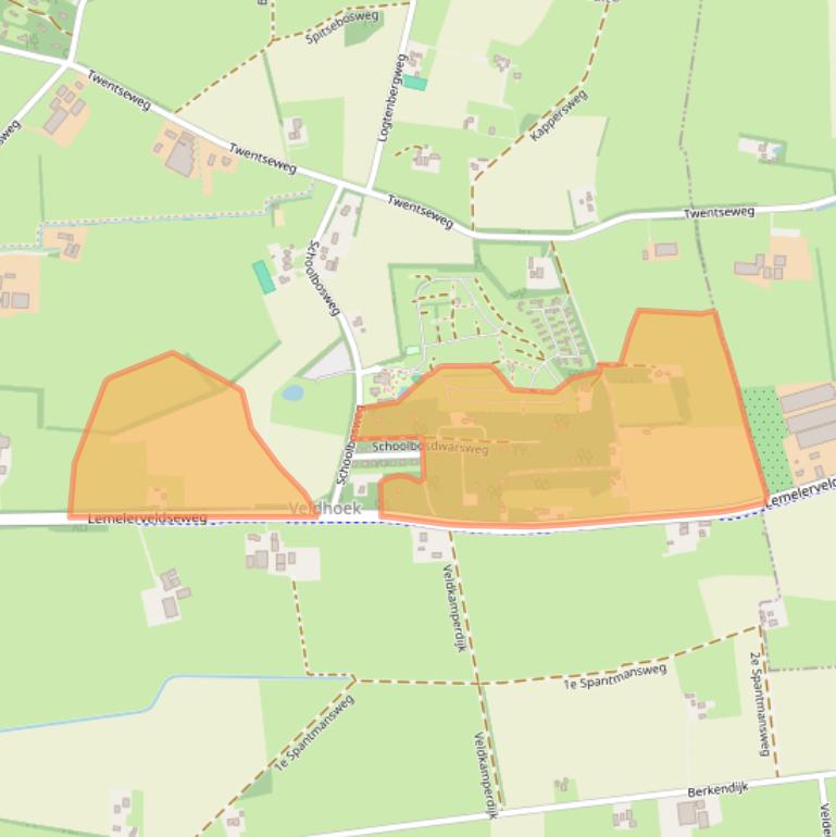 Kaart van postcodegebied 8141PT.