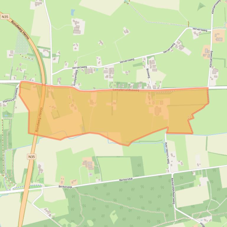 Kaart van postcodegebied 8141PV.